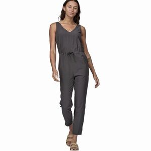 Patagonia Fleetwith Jumpsuit Gray Women's S Lightweight Pockets Stretch